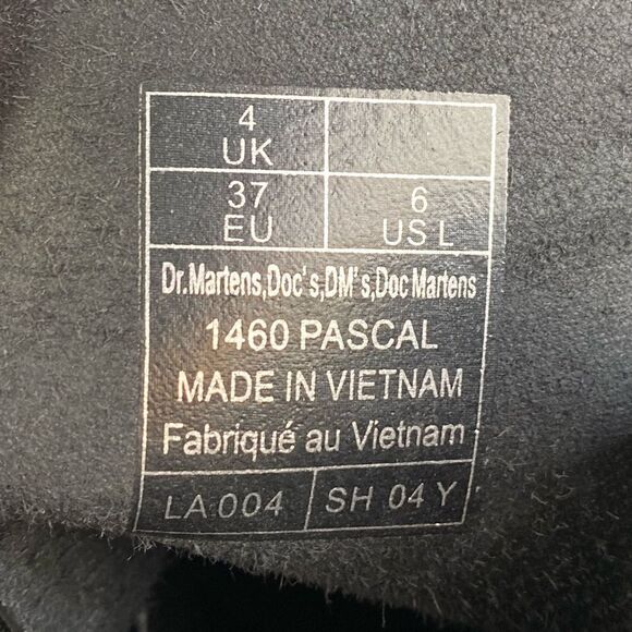 DR. MARTENS 1460 Pascal Ankle Boots Floral Print Leather shoes size 6 - Picture 8 of 9